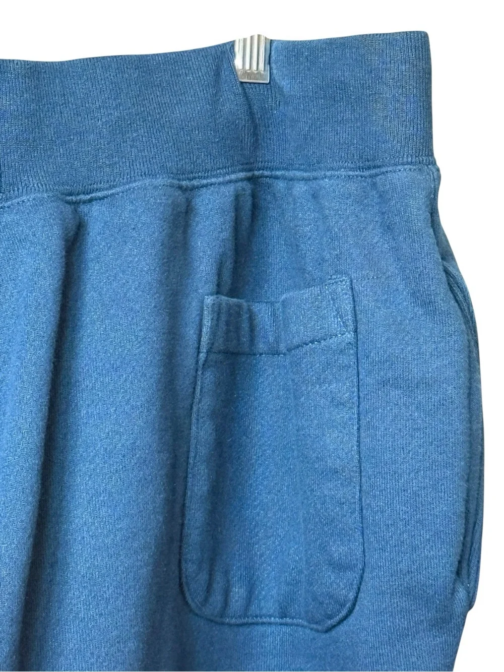 Champion Heavyweight Logo Jogger Sweatpants 3XL Blue Fleece Lined